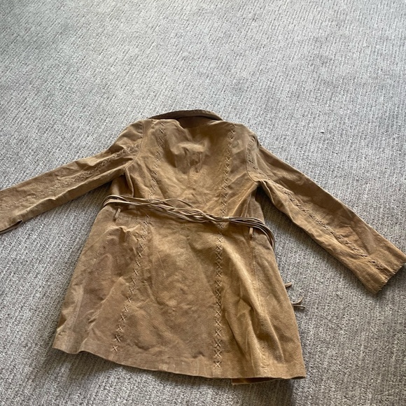Vintage Suede-Leather Jacket - Picture 5 of 7